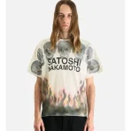 White Satoshi Nakamoto Lost Boys Short Sleeve Tee