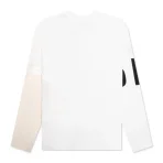 White Satoshi Nakamoto Online Graphic L/S Tee Back View