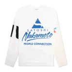 White Satoshi Nakamoto Online Graphic L/S Tee