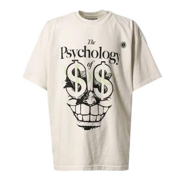 White Satoshi Nakamoto Psychology Short Sleeve Tee