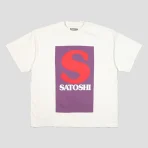 White Satoshi Nakamoto SN Block T-shirt
