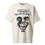White Satoshi Nakamoto Why Can't We Be Friends Tee