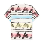 White/Pink/Blue Satoshi Nakamoto Gotcha Tee Back View