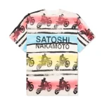White/Pink/Blue Satoshi Nakamoto Gotcha Tee