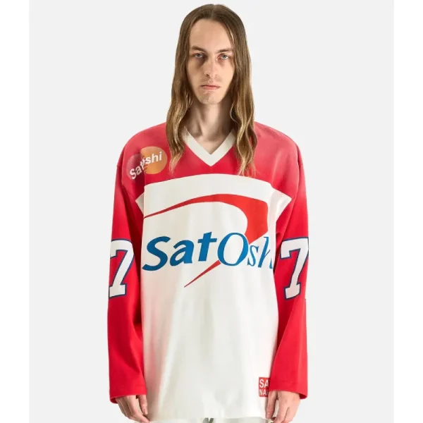 White/Red Satoshi Nakamoto Bank of Satoshi Jersey