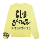 Yellow Satoshi Nakamoto Acid Longsleeve Back View