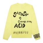 Yellow Satoshi Nakamoto Acid Longsleeve