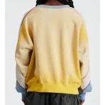 Yellow Satoshi Nakamoto Circuit Dreams Crewneck Sweater Back