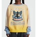 Yellow Satoshi Nakamoto Circuit Dreams Crewneck Sweater