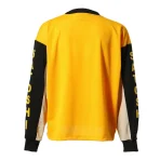 Yellow Satoshi Nakamoto Racer Jersey Back Side