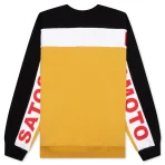 Yellow/Black Satoshi Nakamoto Team Satoshi Crewneck Back