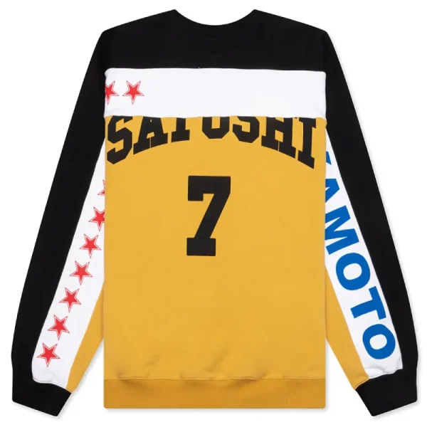 Yellow/Black Satoshi Nakamoto Team Satoshi Crewneck
