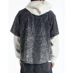 Black/Grey Satoshi Nakamoto Shattered Glass Knapp Ranch Hoodie Back