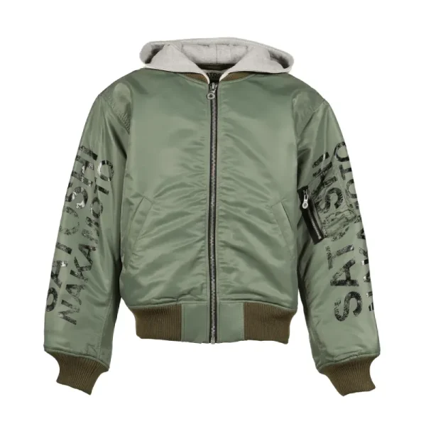 Green Satoshi Nakamoto Abandoned Theme Park Bomber Jacket