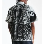 Grey/Black Satoshi Nakamoto Abandoned Theme Park Half Zip Back