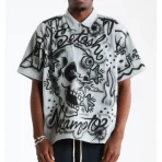 Grey/Black Satoshi Nakamoto Abandoned Theme Park Half Zip