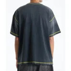 Vintage Black Satoshi Nakamoto Where Theres Smoke Theres Fire Tee Back