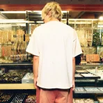 White Satoshi Nakamoto Dont Forget to Smile Tee Back