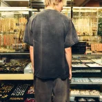 Black Satoshi Nakamoto Eye Tee Back