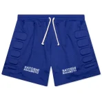 Blue Satoshi Nakamoto Mesh Moto Short