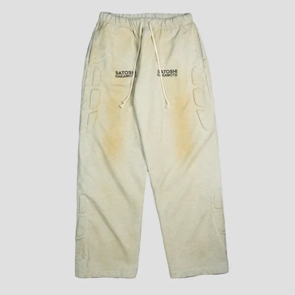 Grey Satoshi Nakamoto Enduro Sweatpant