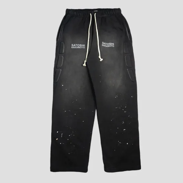Washed Black Satoshi Nakamoto Enduro Sweatpant