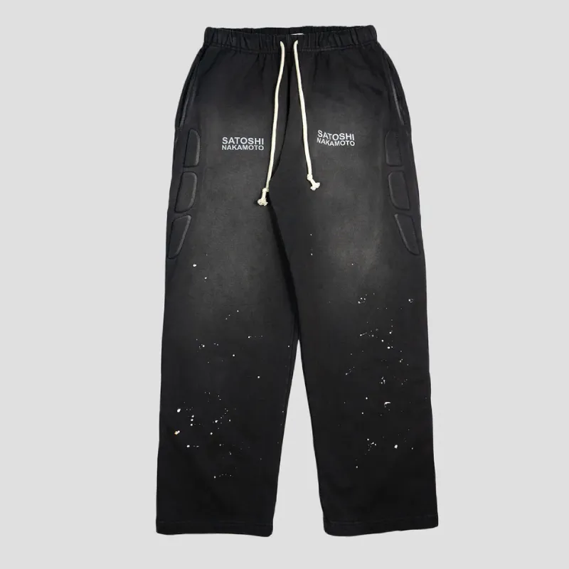 Washed Black Satoshi Nakamoto Enduro Sweatpant