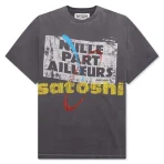 Washed Black Satoshi Nakamoto Everywhere and Nowhere Tee